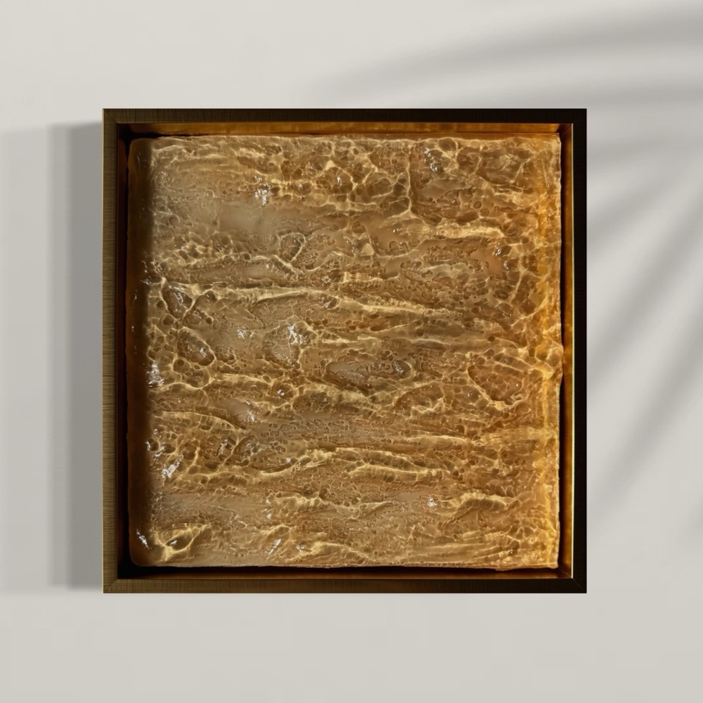 Gold  Sea 🌊  Resin water art